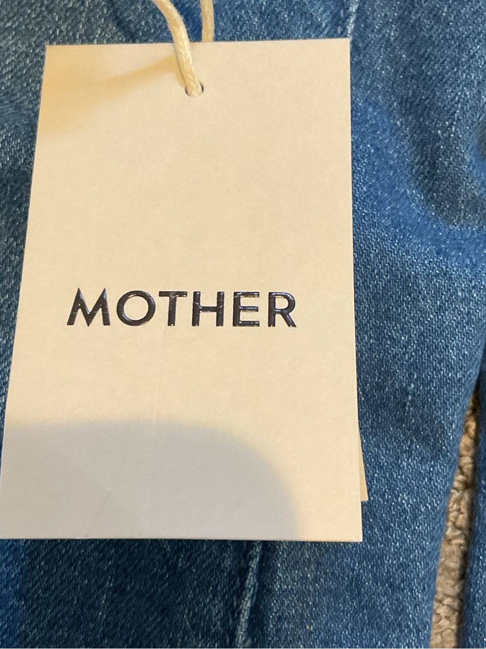 MOTHER jeans womens stashed hustler roller sneak nwt 23 denim 70s zip fly pocket - Picture 12 of 14
